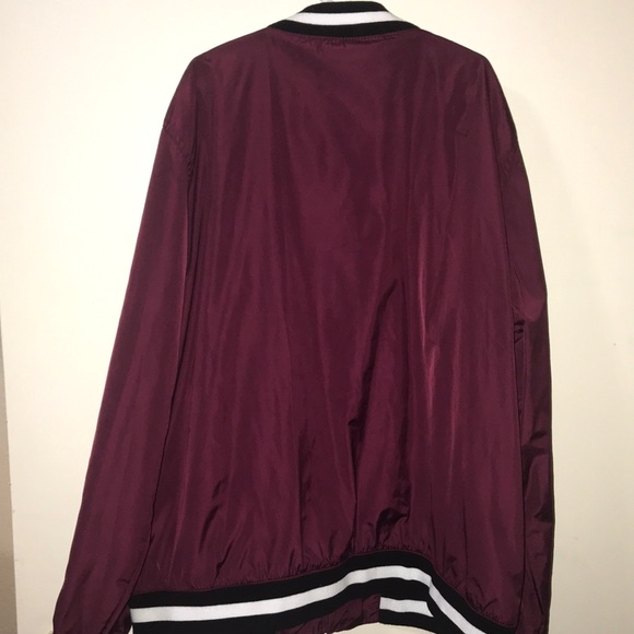 MAROON/BURGUNDY RAIN JACKET FROM JUSTICE BRAND NEW - Picture 5 of 7